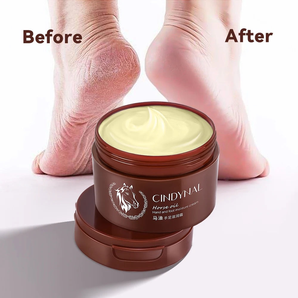 Horse Oil Hand and Foot Cream Anti-Cracking Cream Hydrating Whitening