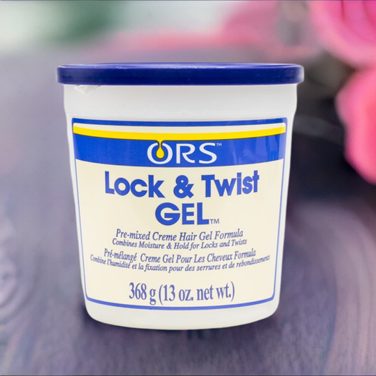 ORS Lock & Twist Moisturizing Nourishing Jar Hair Styling Gel, 13 oz